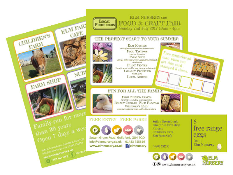 Elm Nursery printed material