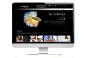 Naked Fish Marketing website